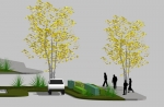 Estudio Ambiental, diseño paisajístico Almacén Éxito Cedritos